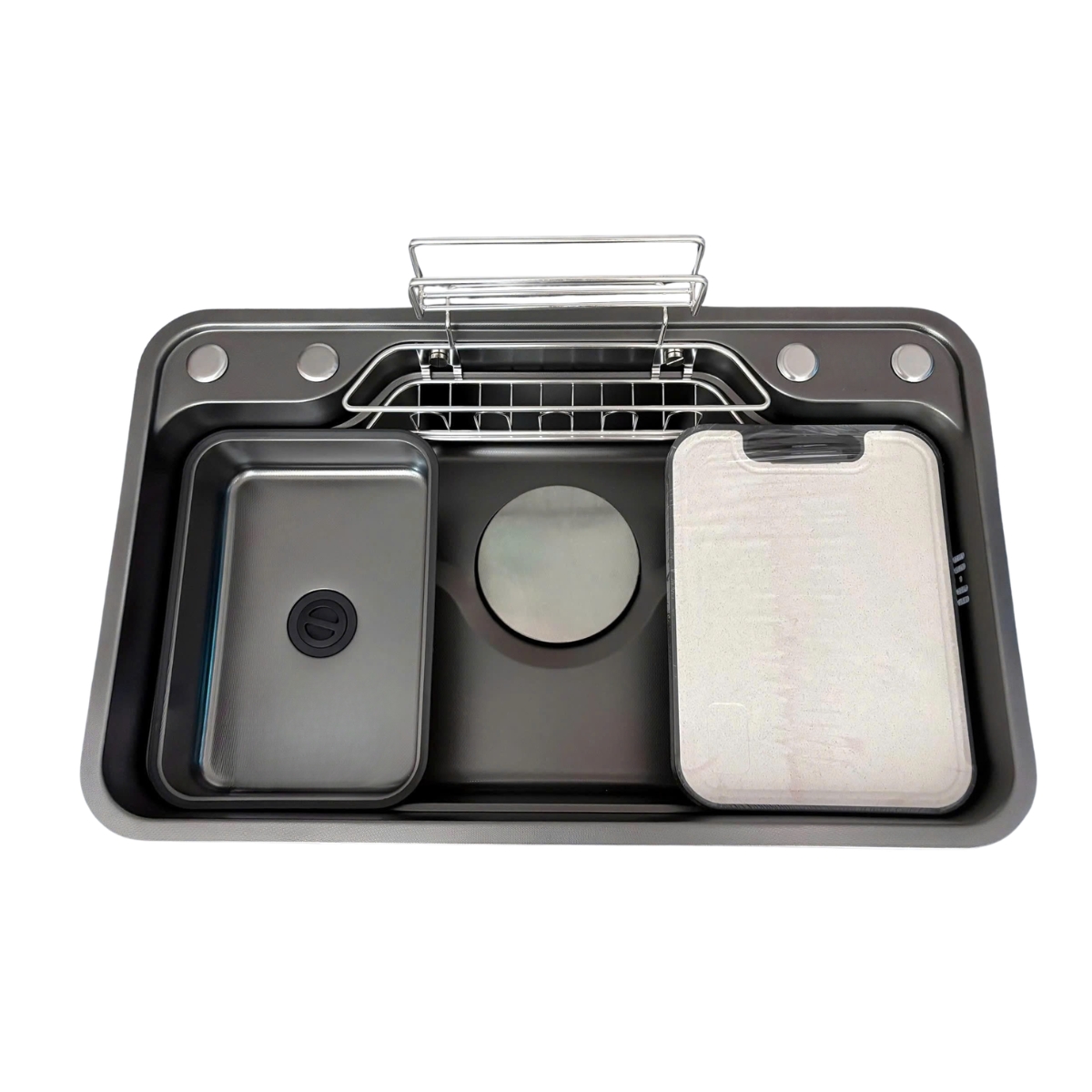 Chậu rửa chén 1 hố phủ nano inox 304 78x48 cm HITA HD7848NDN-304