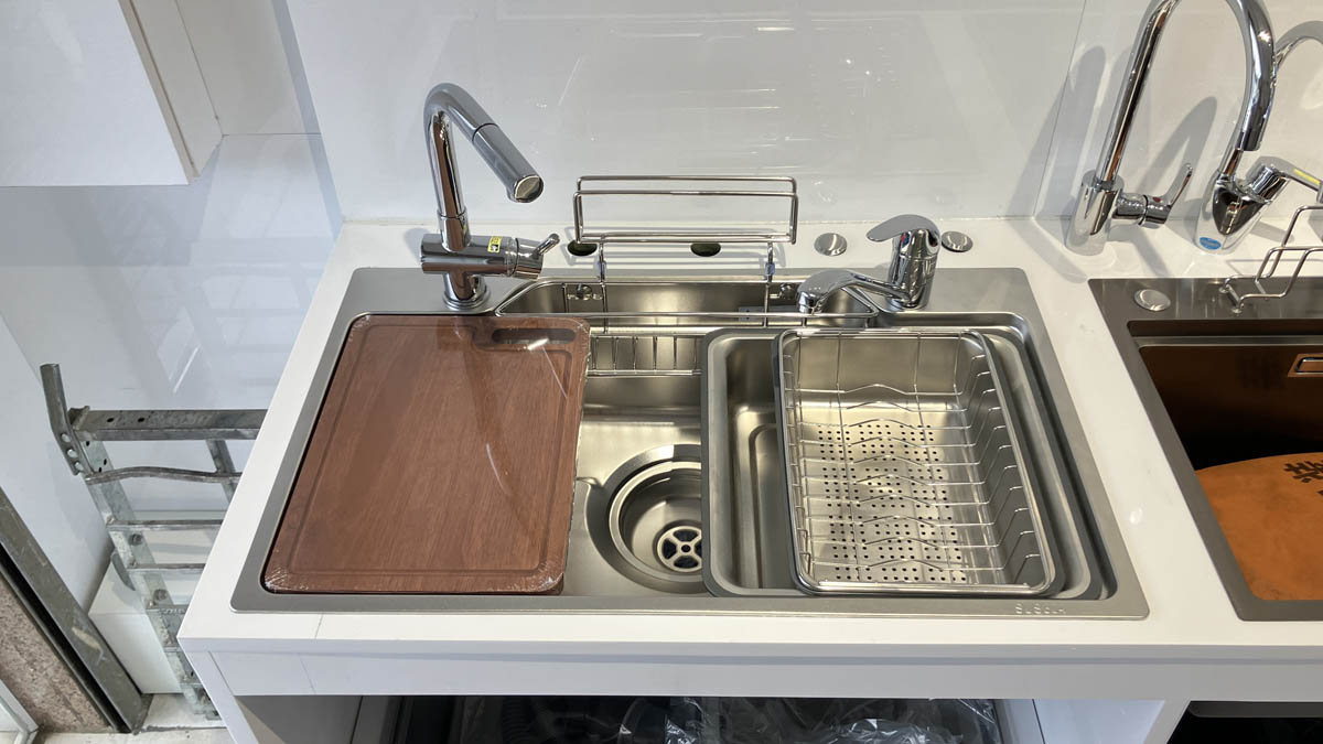 Chậu chén 1 hố inox 304 78x48 cm HITA HD7848NT-304