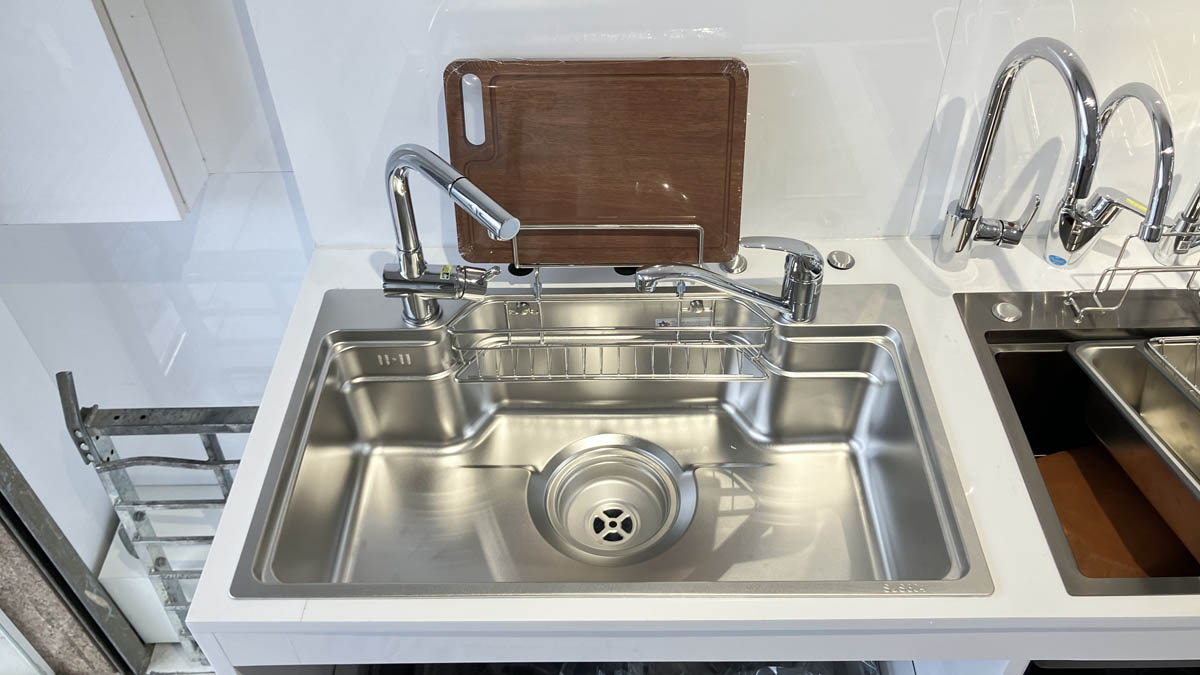 Chậu chén 1 hố inox 304 78x48 cm HITA HD7848NT-304