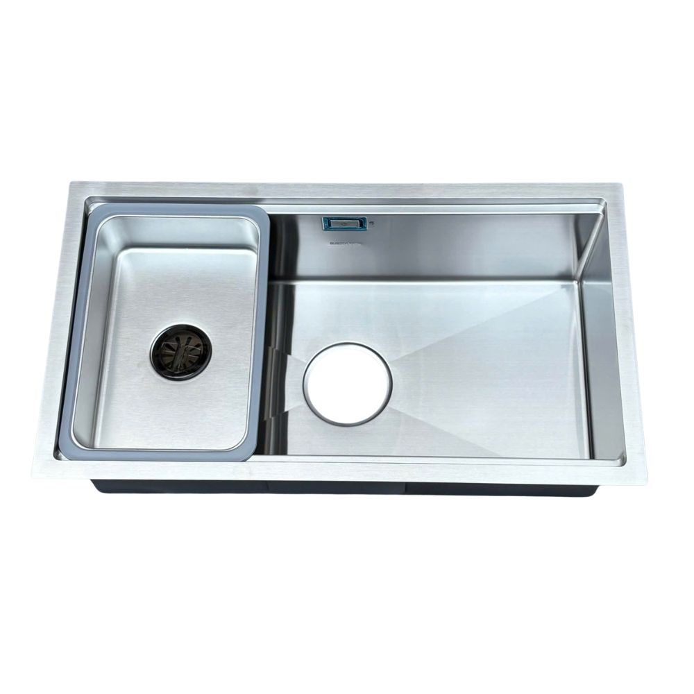 Chậu chén 1 hố inox 304 80x45 cm âm bàn HITA HD8045ABT-304