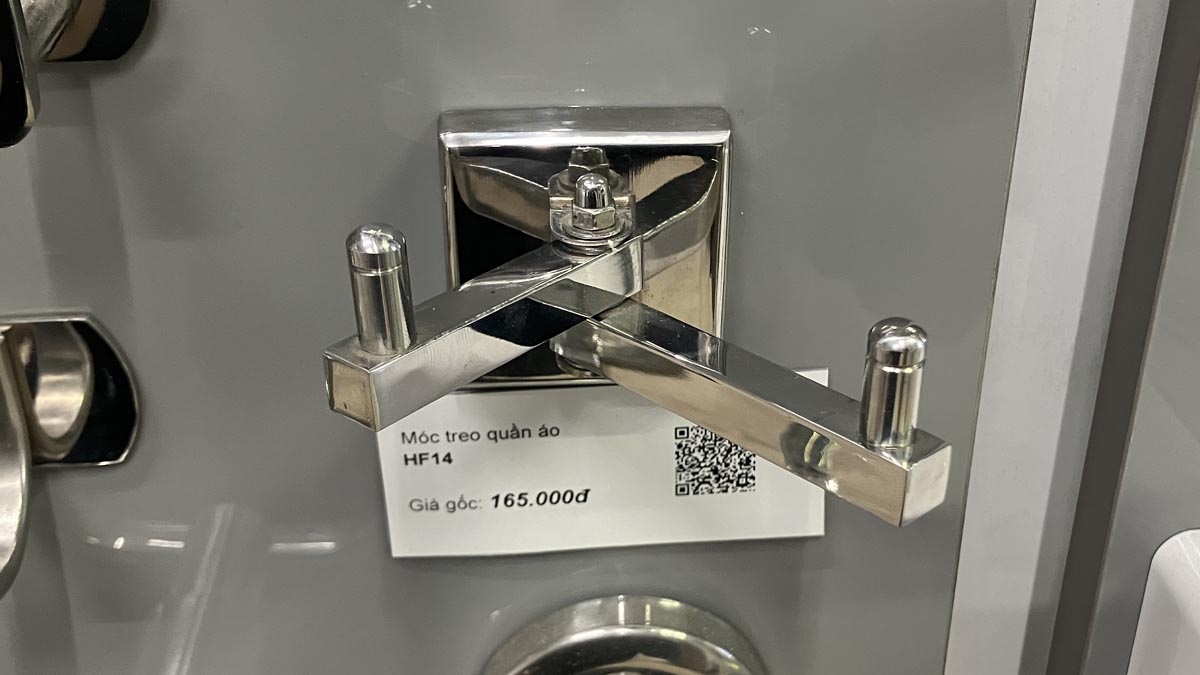 Móc treo áo đôi Hita HF14 inox 304