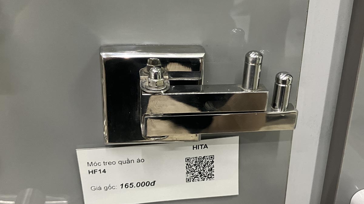 Móc treo áo đôi Hita HF14 inox 304