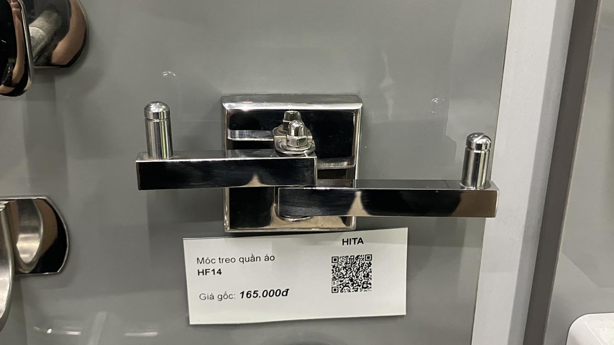 Móc treo áo đôi Hita HF14 inox 304