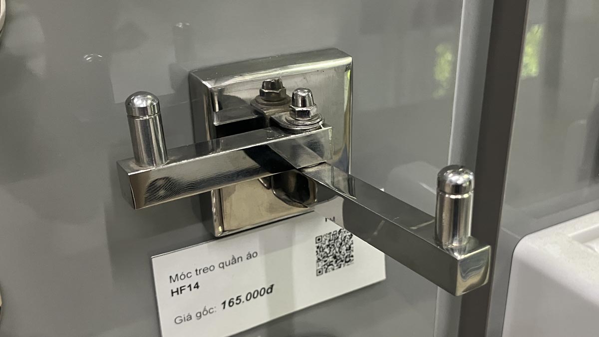 Móc treo áo đôi Hita HF14 inox 304