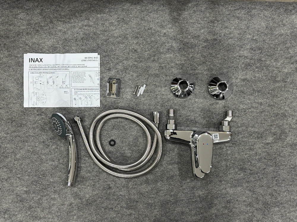 Bộ vòi sen tắm nóng lạnh INAX BFV-1113S-4C (BFV1113S4C)