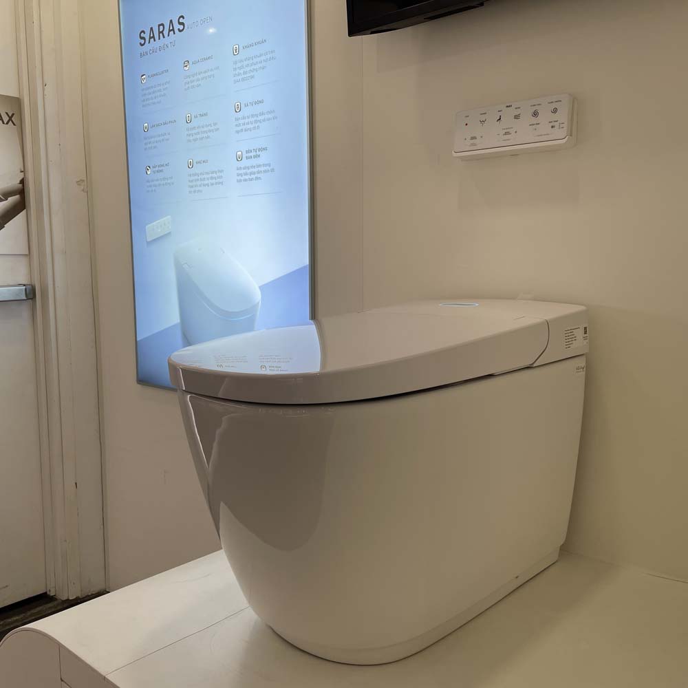 Bồn cầu điện tử Saras Auto Open INAX AC-819VN (AC819VN)
