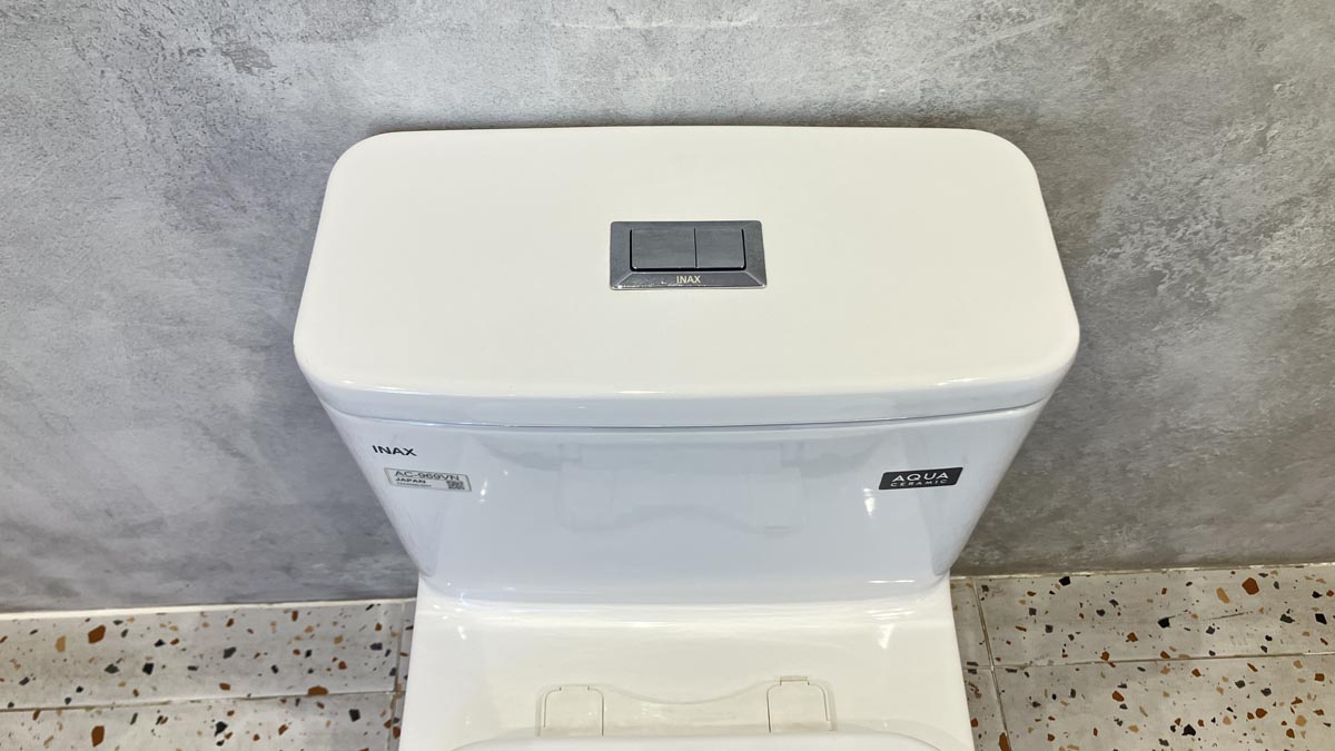 Bồn cầu 1 khối INAX AC-969VN (AC969VN) nắp đóng êm