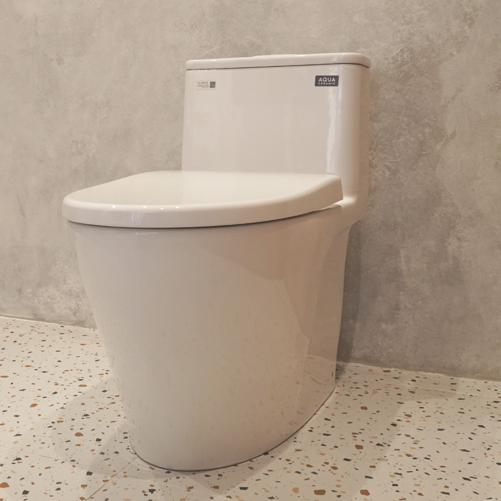 Bồn cầu 1 khối INAX AC-989VN (AC989VN) nắp đóng êm