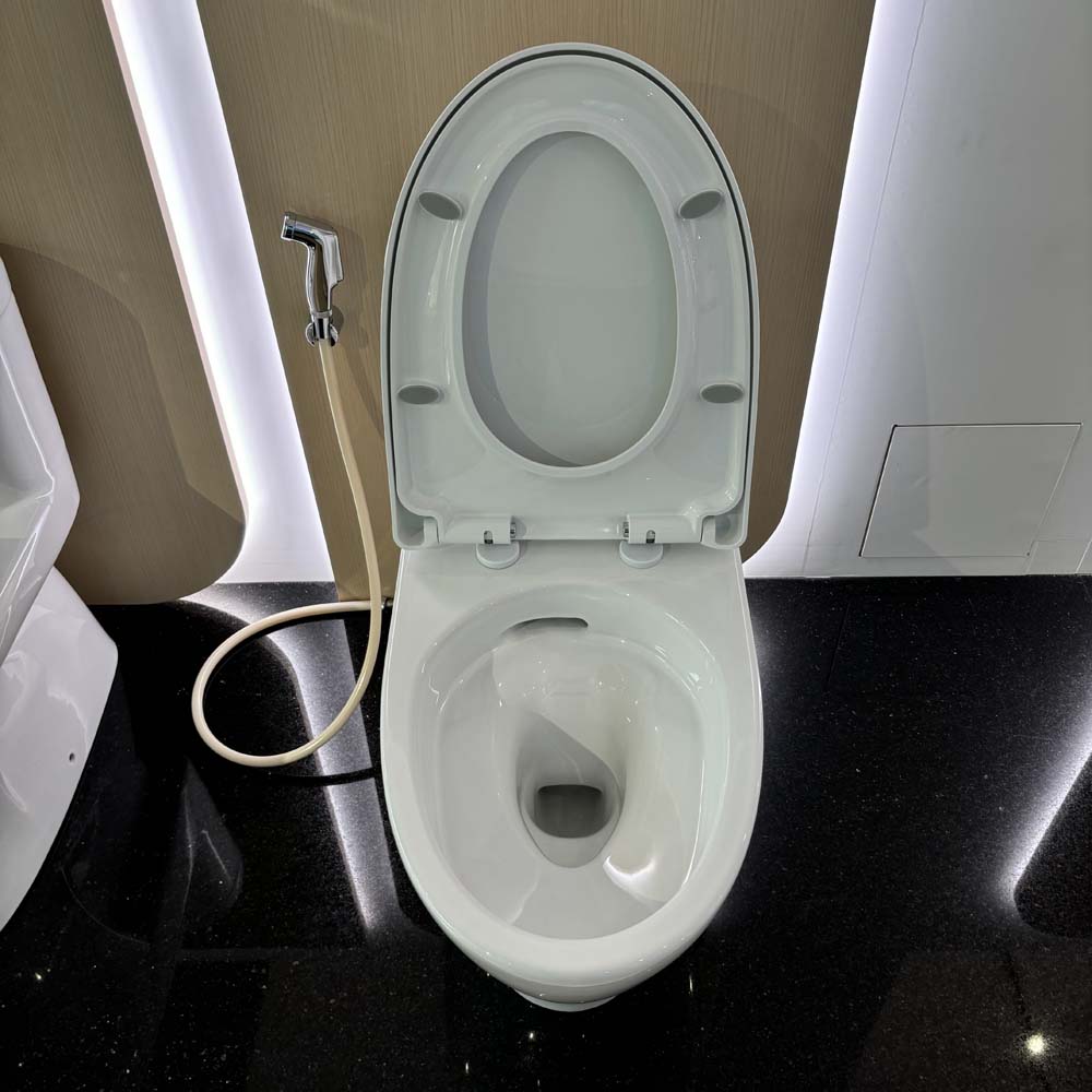 Bồn cầu 1 khối INAX AC-989VN (AC989VN) nắp đóng êm