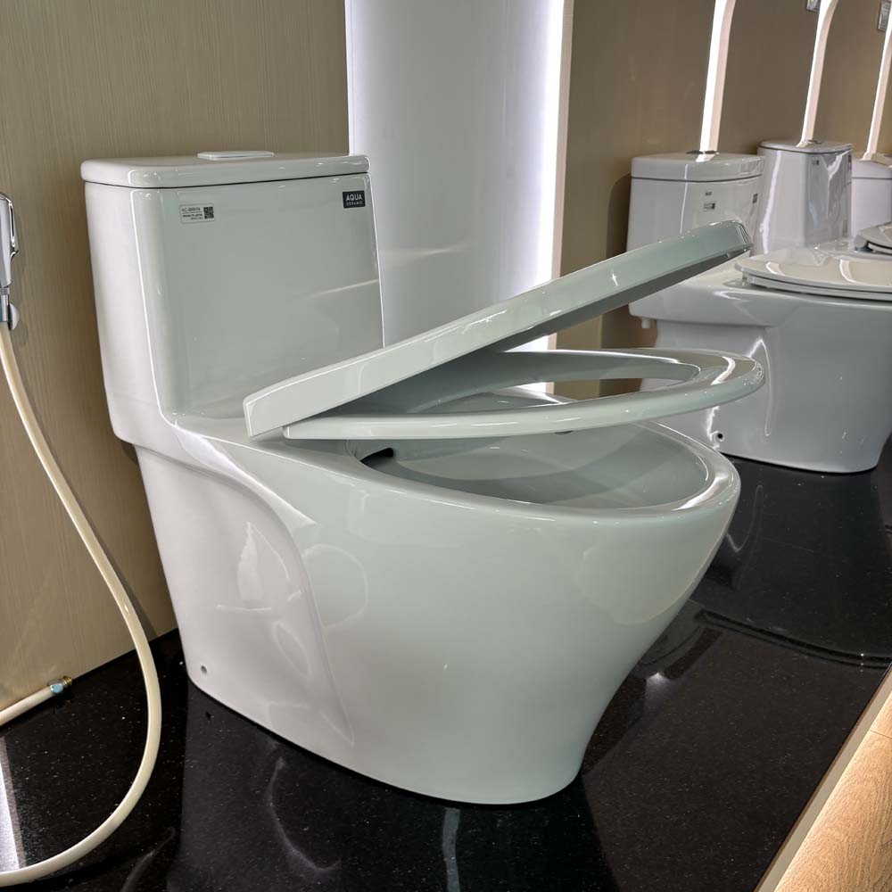 Bồn cầu 1 khối INAX AC-989VN (AC989VN) nắp đóng êm