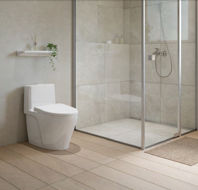 Bồn cầu 1 khối INAX AC-989VN (AC989VN) nắp đóng êm