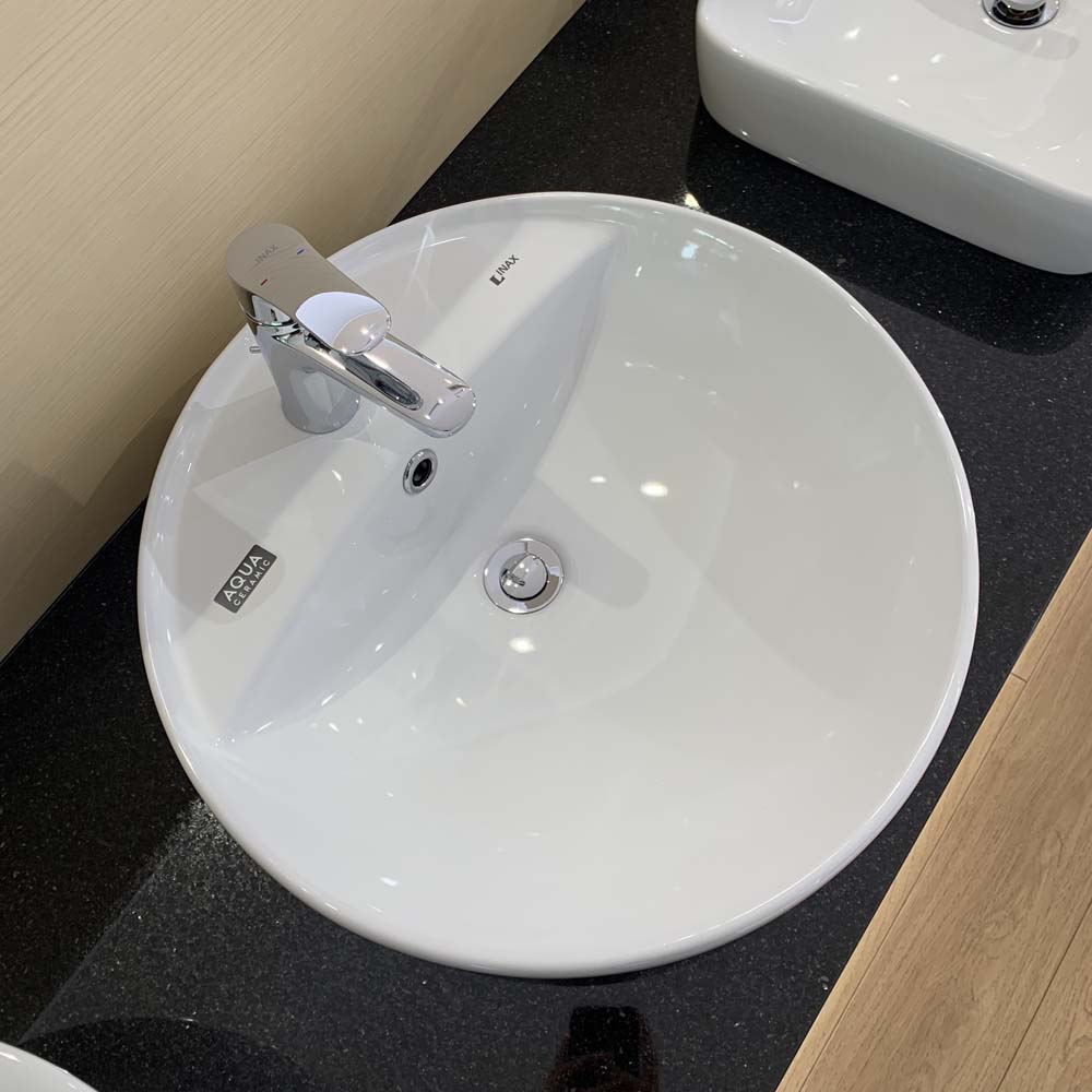 Chậu rửa lavabo đặt bàn INAX AL-294V (AL294V) (AL-294VFC) men Aqua Ceramic