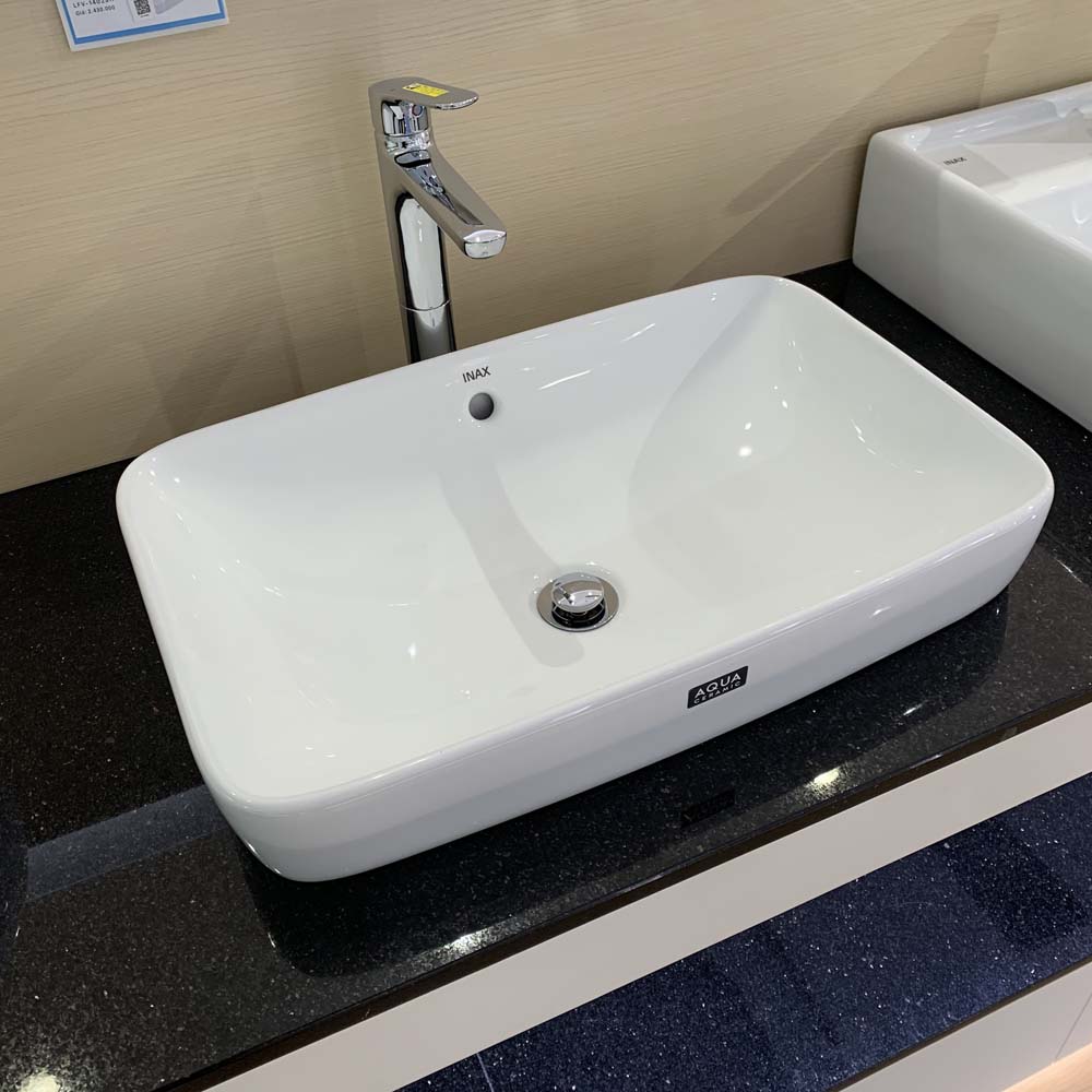 Chậu rửa lavabo đặt bàn INAX AL-299V (AL299V) men Aqua Ceramic