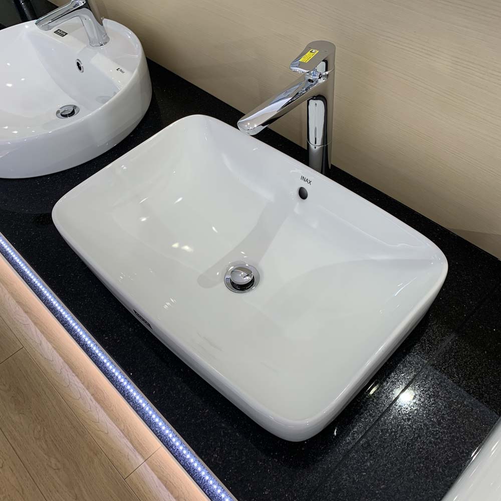 Chậu rửa lavabo đặt bàn INAX AL-299V (AL299V) men Aqua Ceramic