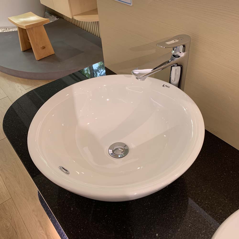 Chậu rửa lavabo đặt bàn INAX AL-445V (AL445V) men Aqua Ceramic