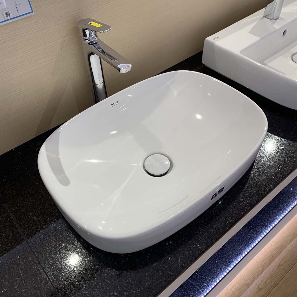 Chậu rửa lavabo đặt bàn INAX AL-642V (AL642V) men Aqua Ceramic