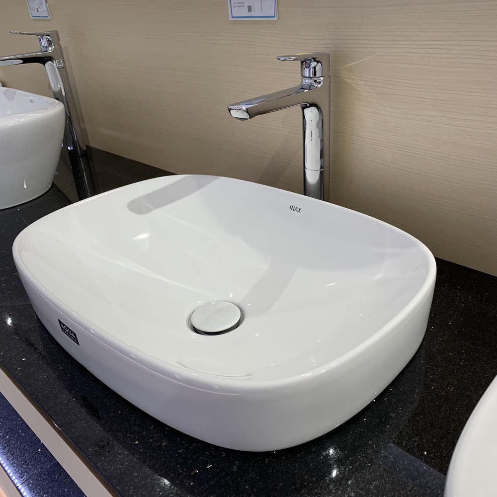 Chậu rửa lavabo đặt bàn INAX AL-642V (AL642V) men Aqua Ceramic