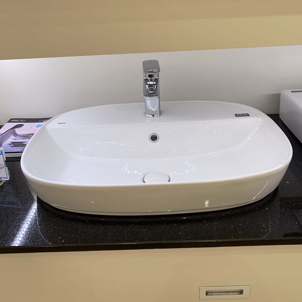 Chậu rửa lavabo đặt bàn INAX AL-652V (AL652V) (AL-652VFC) men Aqua Ceramic