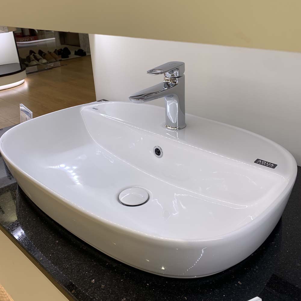 Chậu rửa lavabo đặt bàn INAX AL-652V (AL652V) (AL-652VFC) men Aqua Ceramic
