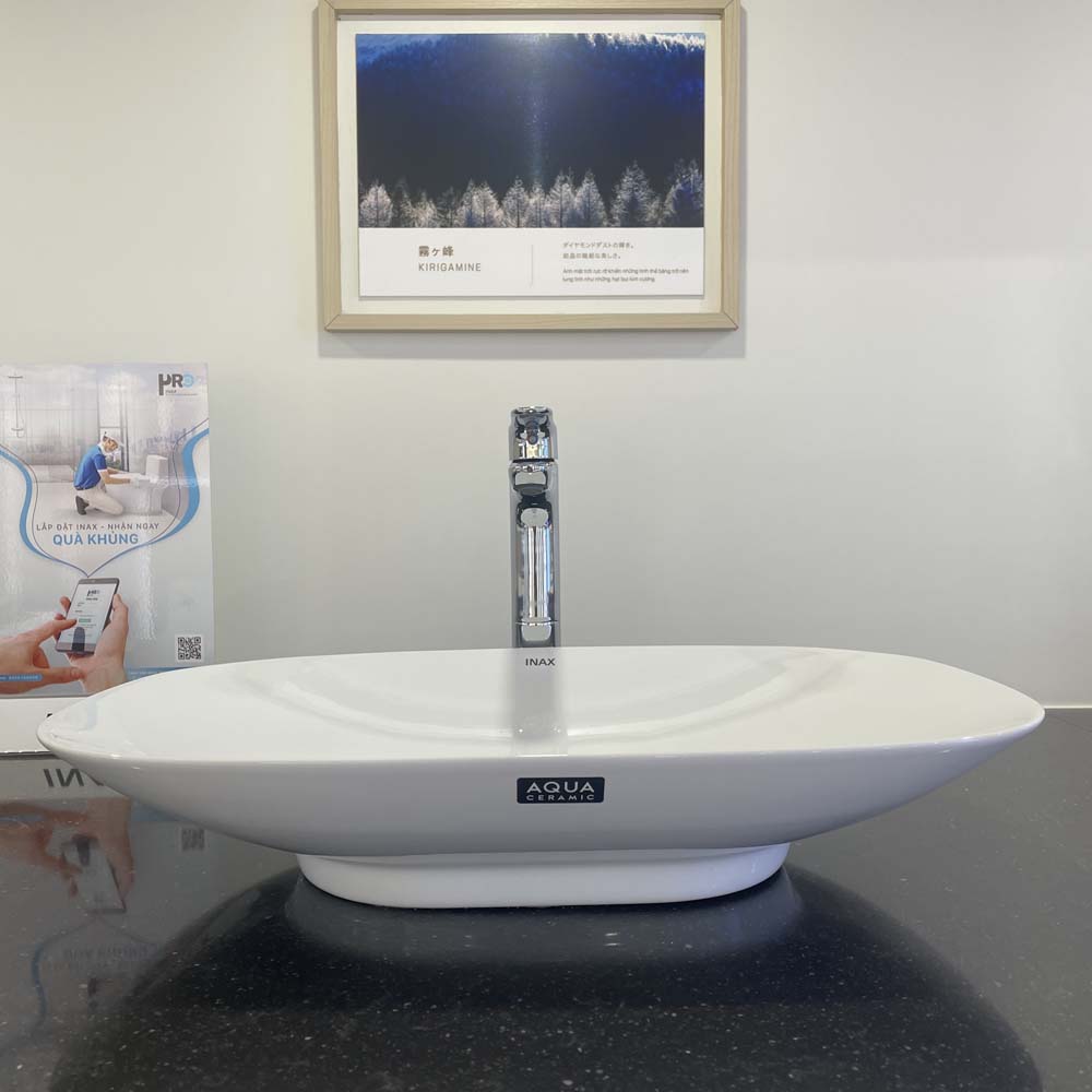 Chậu rửa lavabo đặt bàn INAX AL-S620V (ALS620V) men Aqua Ceramic