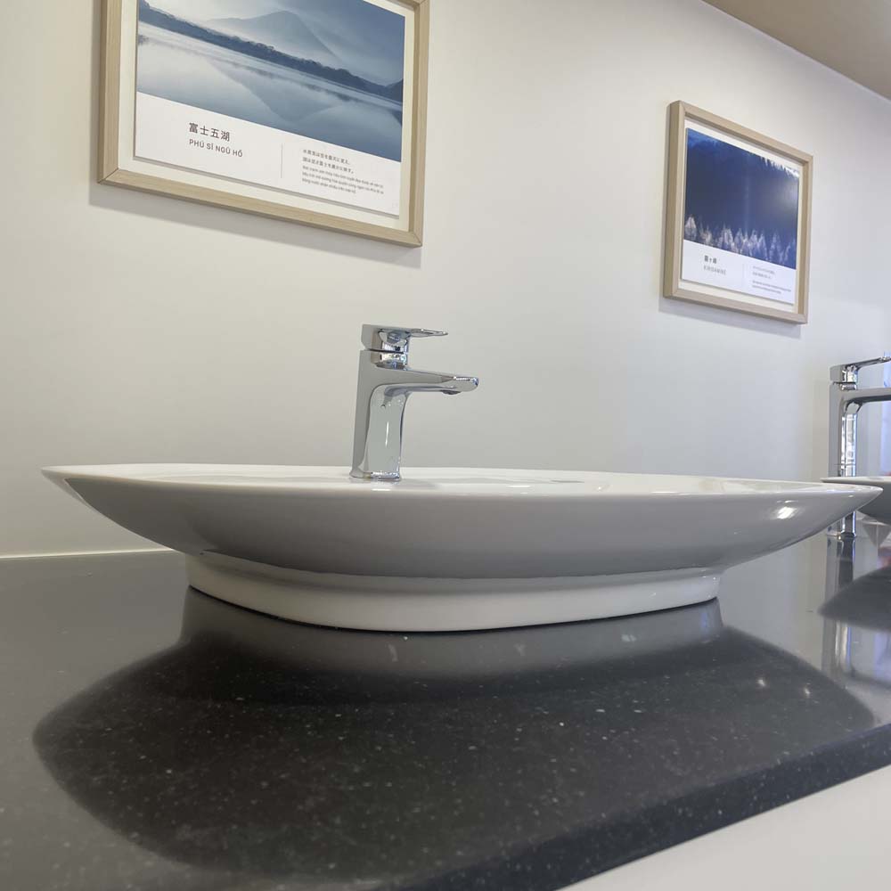 Chậu rửa lavabo đặt bàn INAX AL-S640V (ALS640V) (AL-S640VFC) men Aqua Ceramic