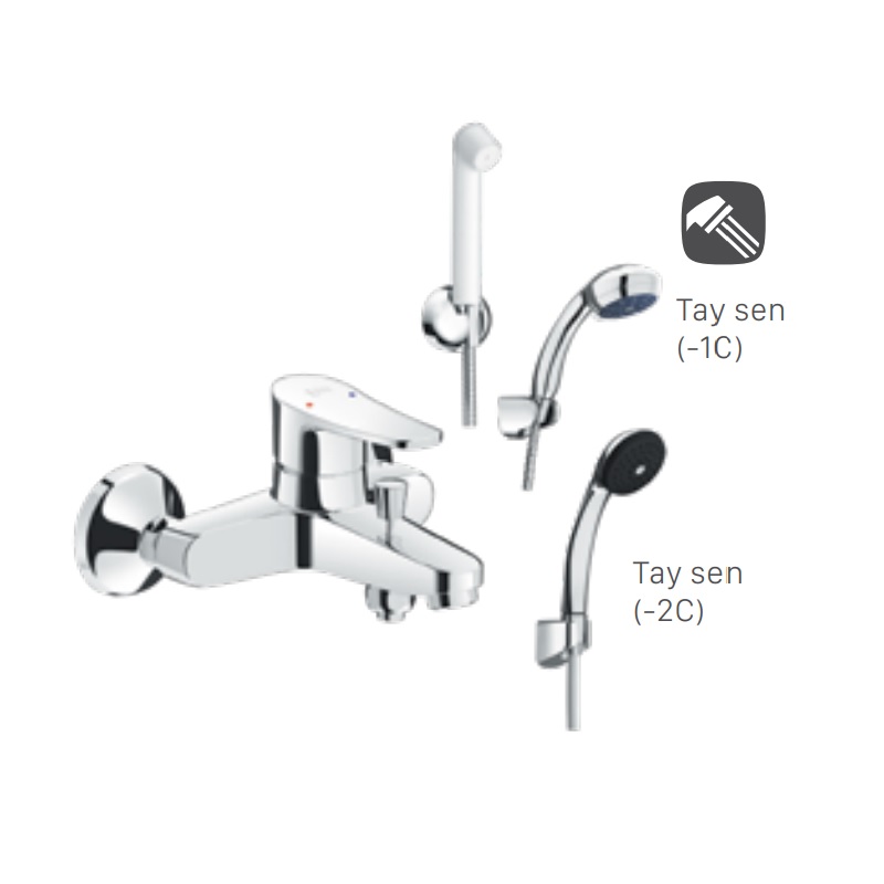 Bộ vòi sen tắm nóng lạnh INAX BFV-1003S-1C (BFV1003S1C)