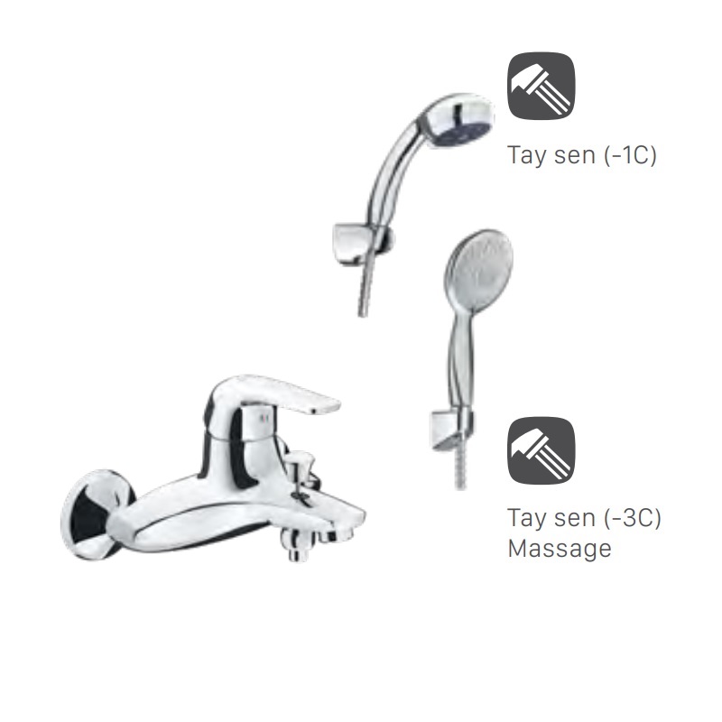 Bộ vòi sen tắm nóng lạnh INAX BFV-3003S-1C (BFV3003S1C)