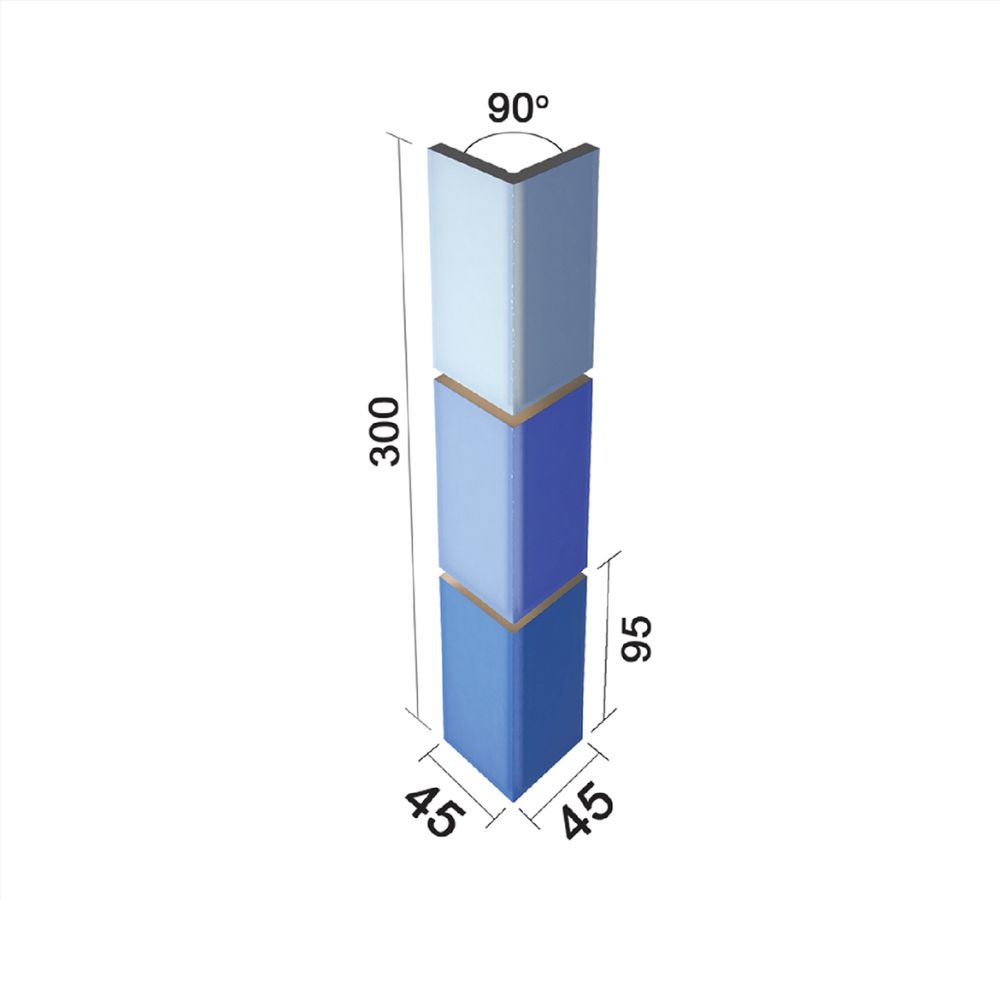 Gạch góc hồ bơi 255/90-15 INAX-255/90-15/POL-B1,B2,B3