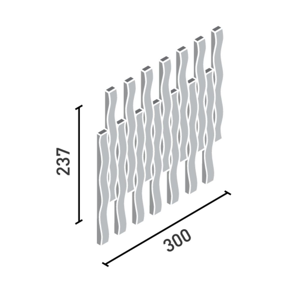 Gạch ốp tường WAVE BORDER INAX DCF-20BNET/WAB
