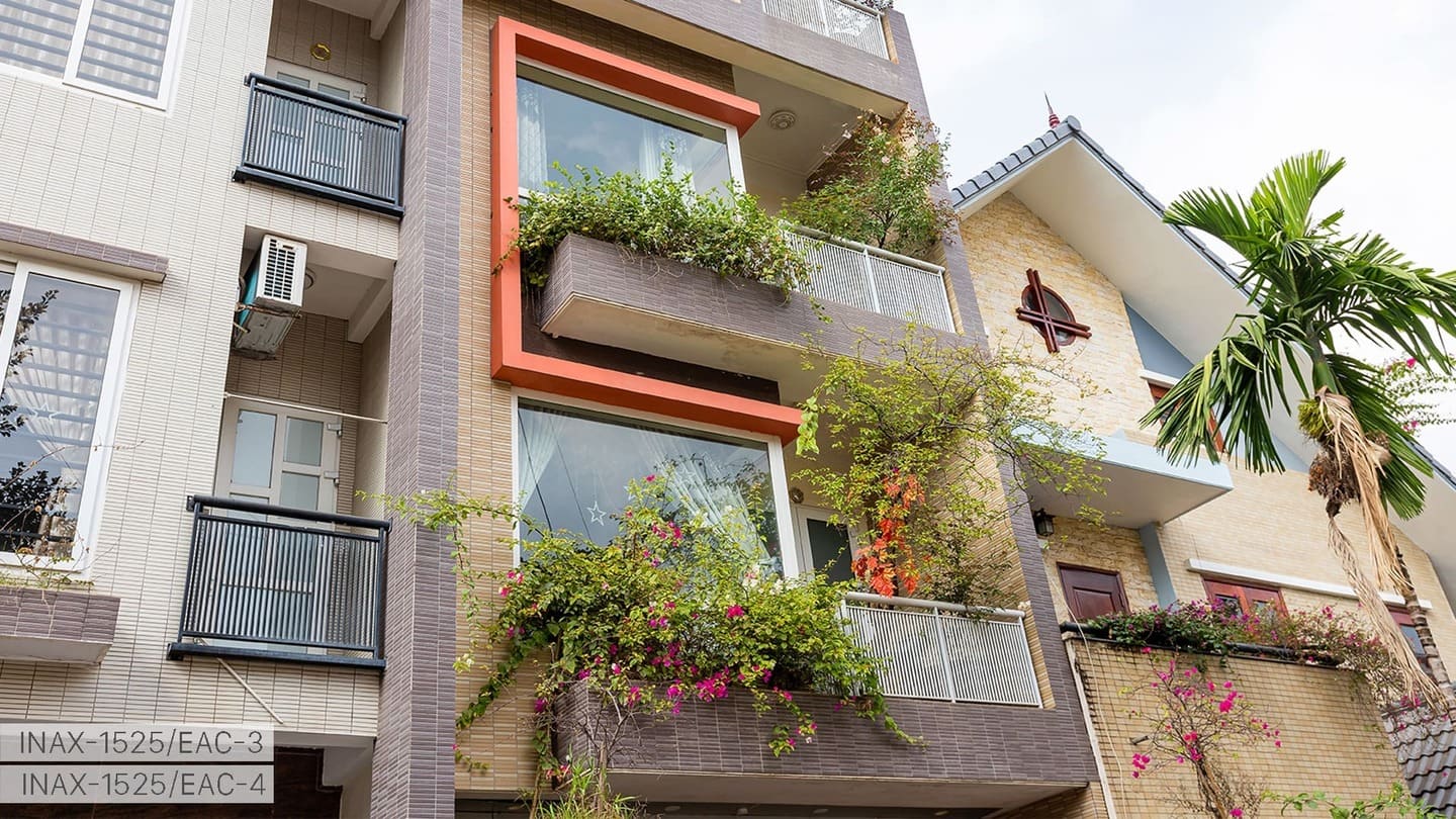 Gạch ốp tường 1525/EAC-EARTH COLOR BORDER INAX-1525/EAC