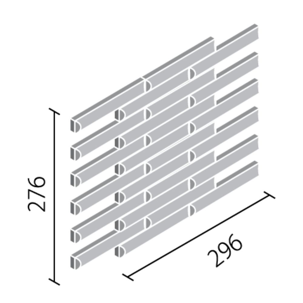 Gạch ốp tường BB-BAMBOO BORDER INAX-20B/BB