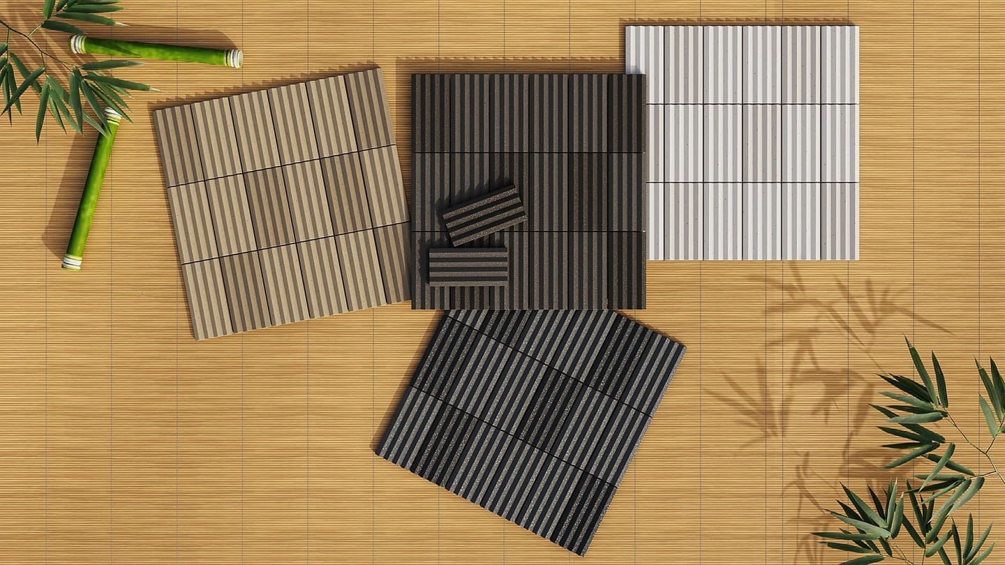 Gạch ốp tường I-Concept WAVY MOSAIC INAX-255/WM