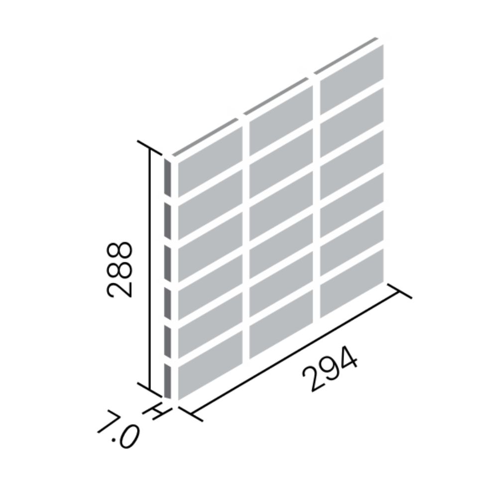 Gạch ốp tường I-Concept WAVY MOSAIC INAX-255/WM
