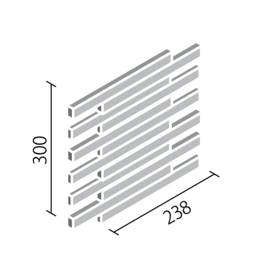 Gạch ốp tường SB-STONE BORDER INAX-30B/SB