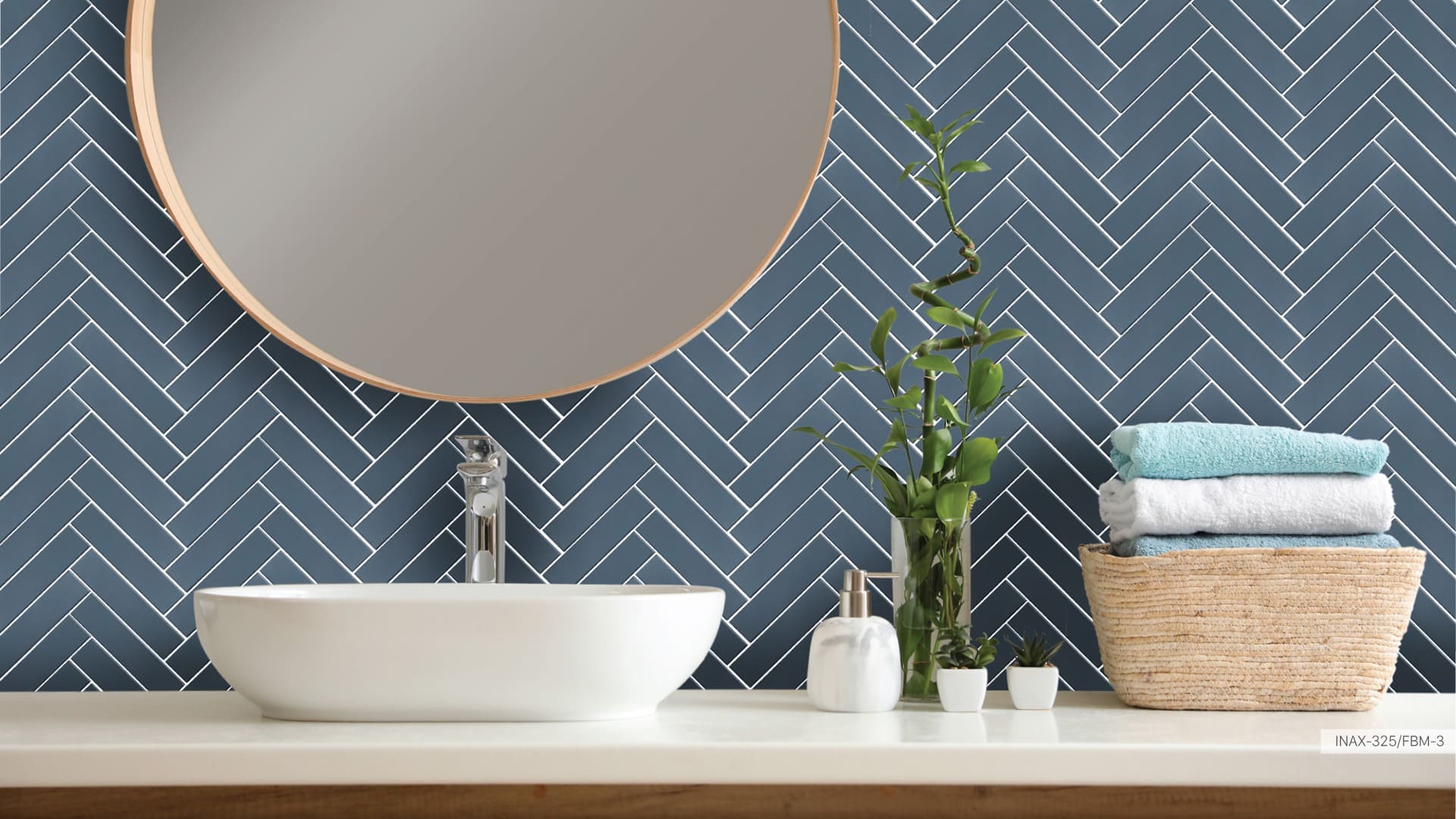 Gạch ốp tường FISHBONE MOSAIC INAX-325/FBM