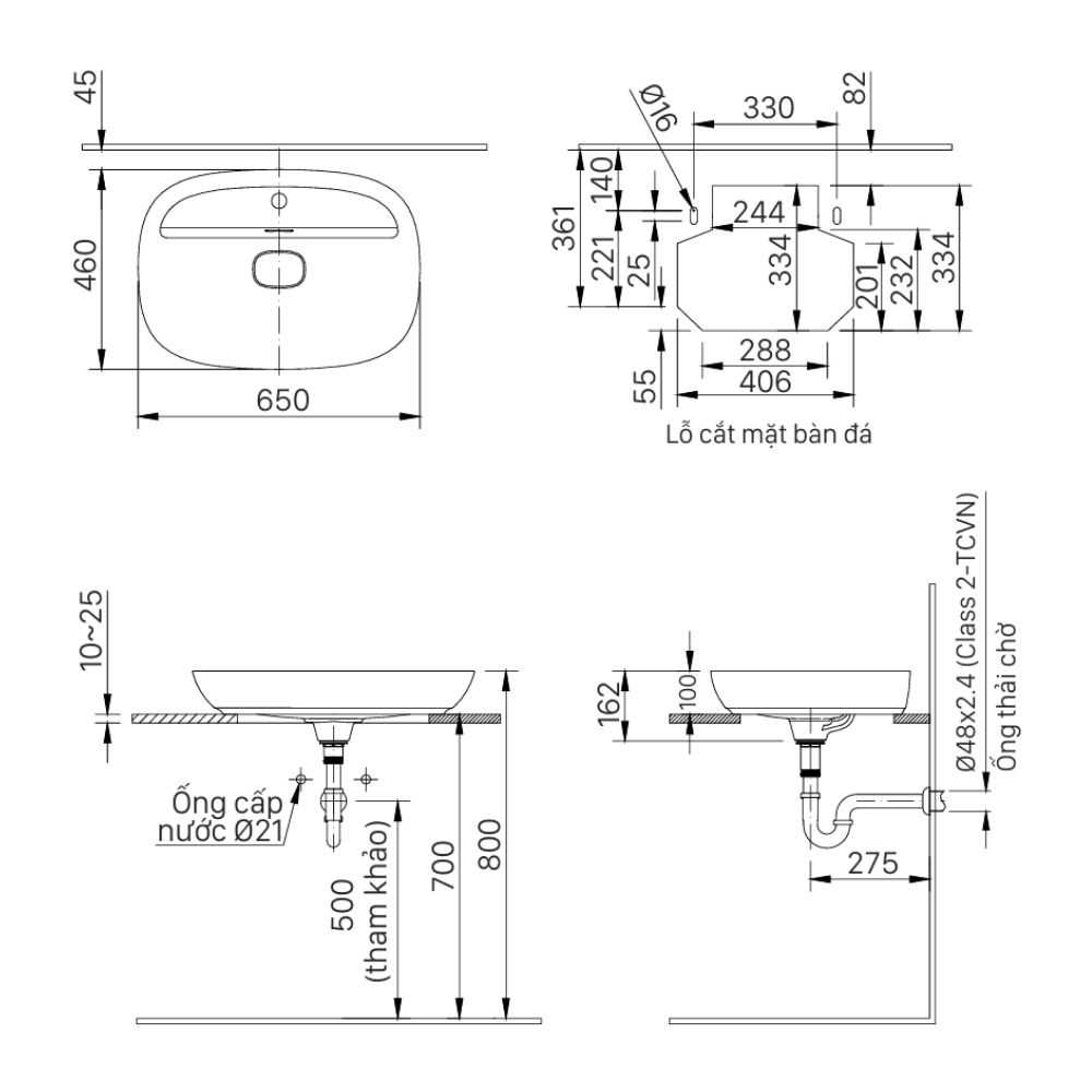 Chậu rửa lavabo đặt bàn INAX AL-692V (AL692V)