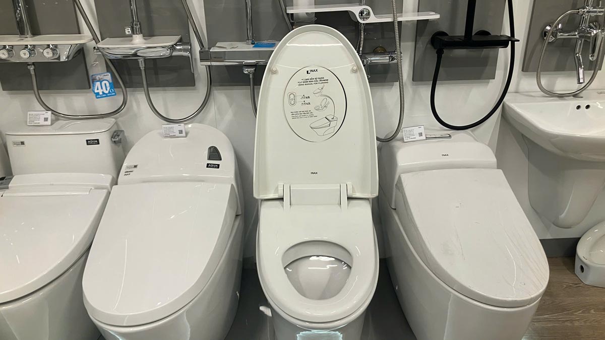 Nắp bồn cầu INAX CF-1008VS/BW1