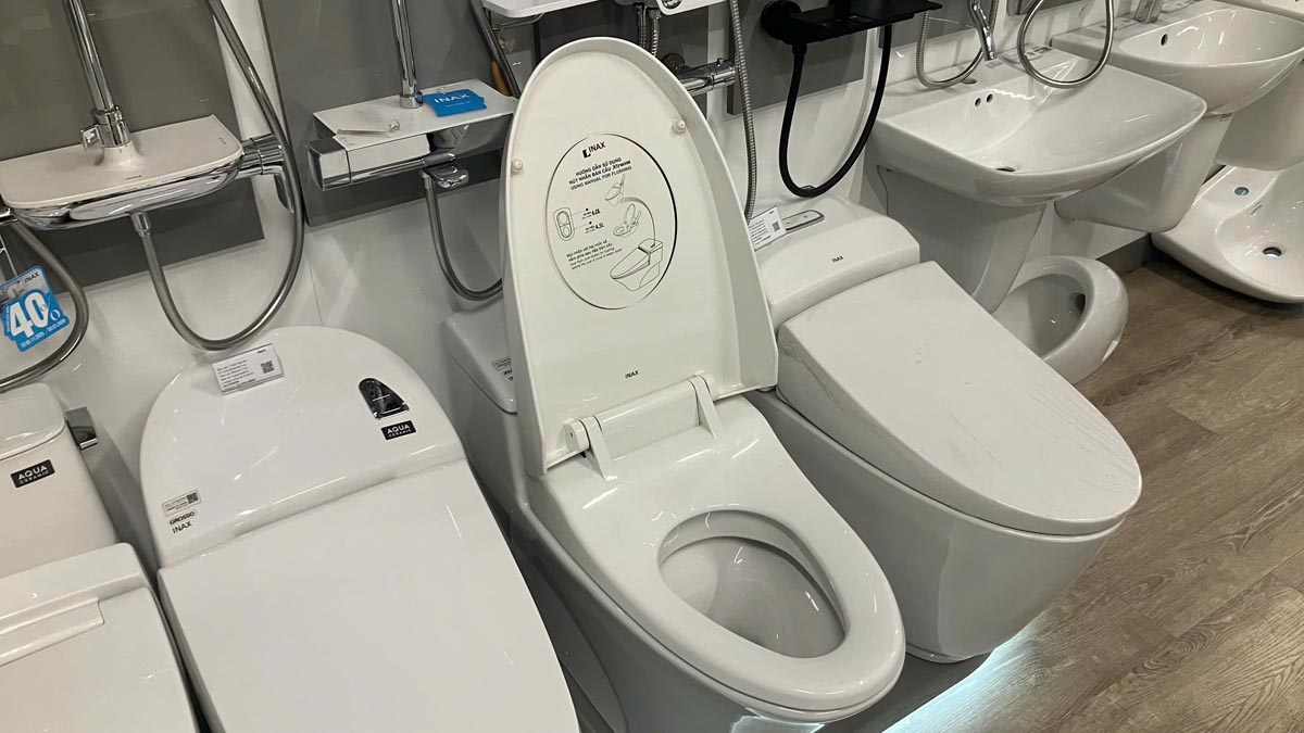 Nắp bồn cầu INAX CF-1008VS/BW1