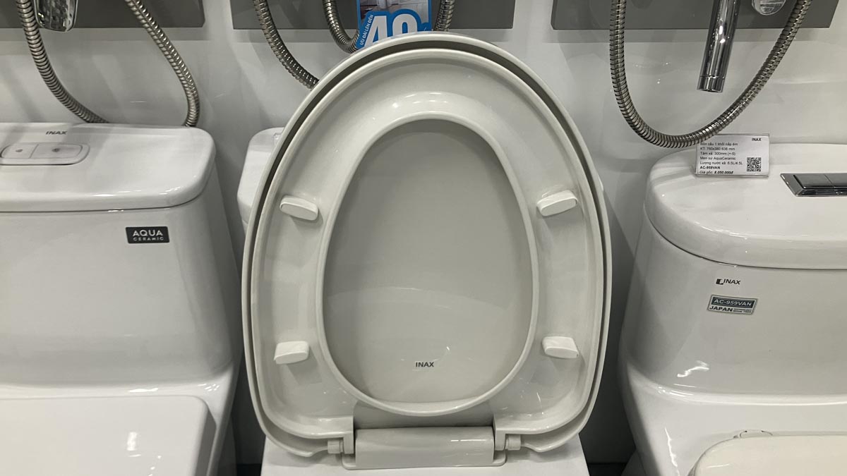 Nắp bồn cầu đóng êm INAX CF-500VS (CF500VS)