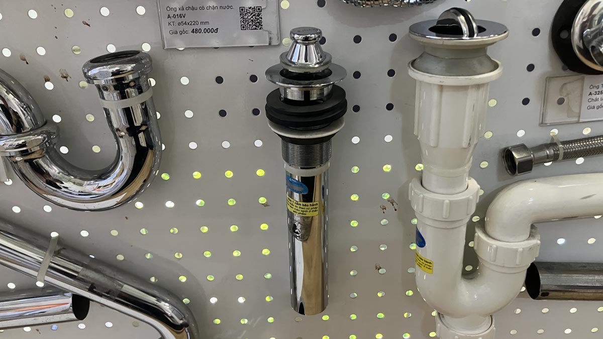 Ống xả chậu Inax A-016V (A016V)