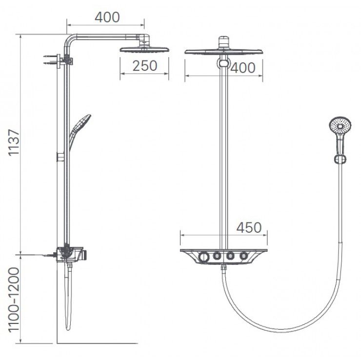 Sen tắm cây nhiệt độ INAX BFV-655T (BFV655T)