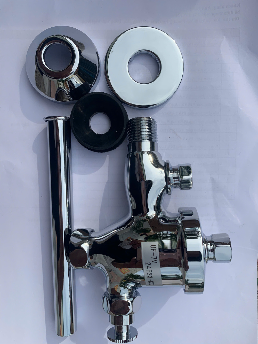 Van Xả Ấn Bồn Tiểu Inax Kiểu Ấn UF-7V (UF7V)