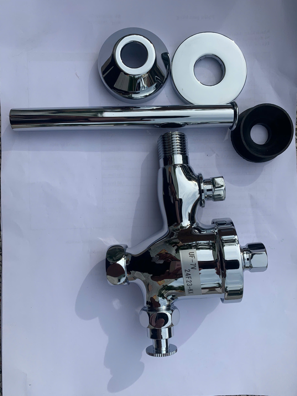 Van Xả Ấn Bồn Tiểu Inax Kiểu Ấn UF-7V (UF7V)
