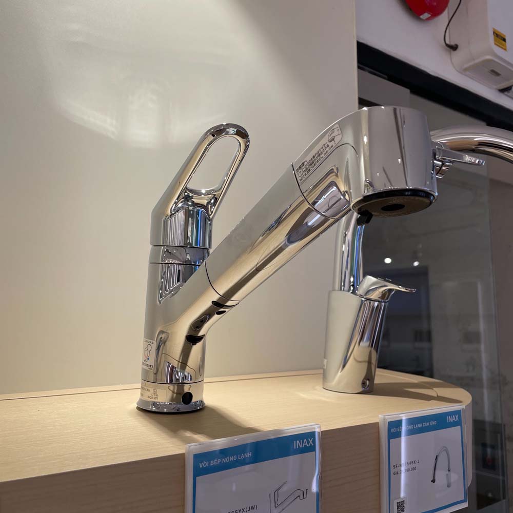 Vòi bếp nóng lạnh đa năng kèm lõi lọc nước INAX JF-AB466SYX (JFAB466SYX)