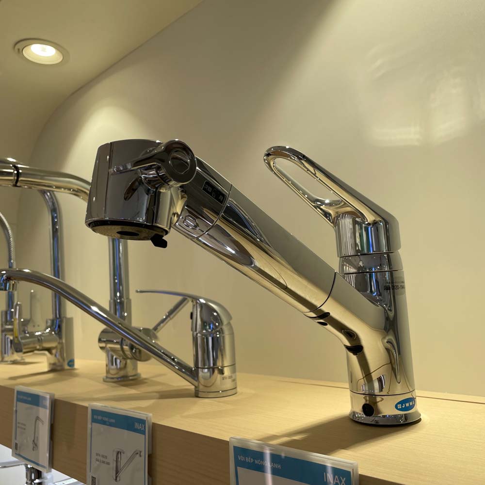Vòi bếp nóng lạnh đa năng kèm lõi lọc nước INAX JF-AB466SYX (JFAB466SYX)