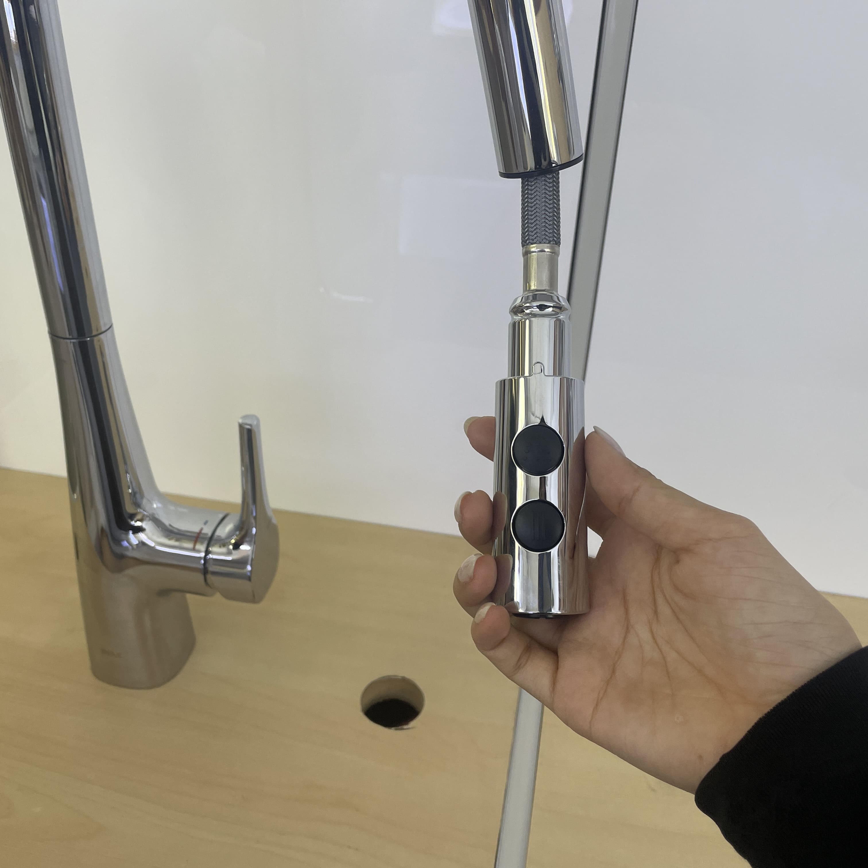 Vòi bếp dây rút nóng lạnh INAX SFV-900SX (SFV900SX)