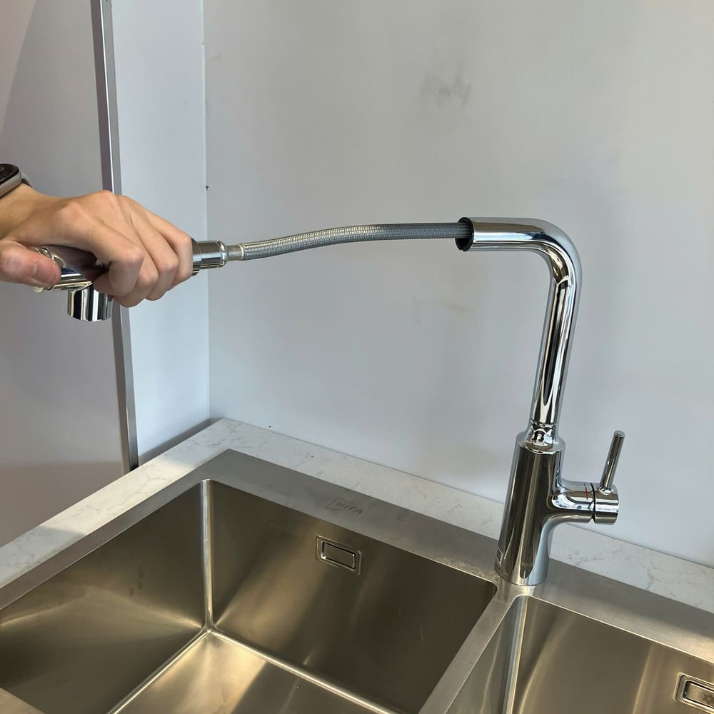 Vòi bếp dây rút nóng lạnh INAX SFV-907SX (SFV907SX)