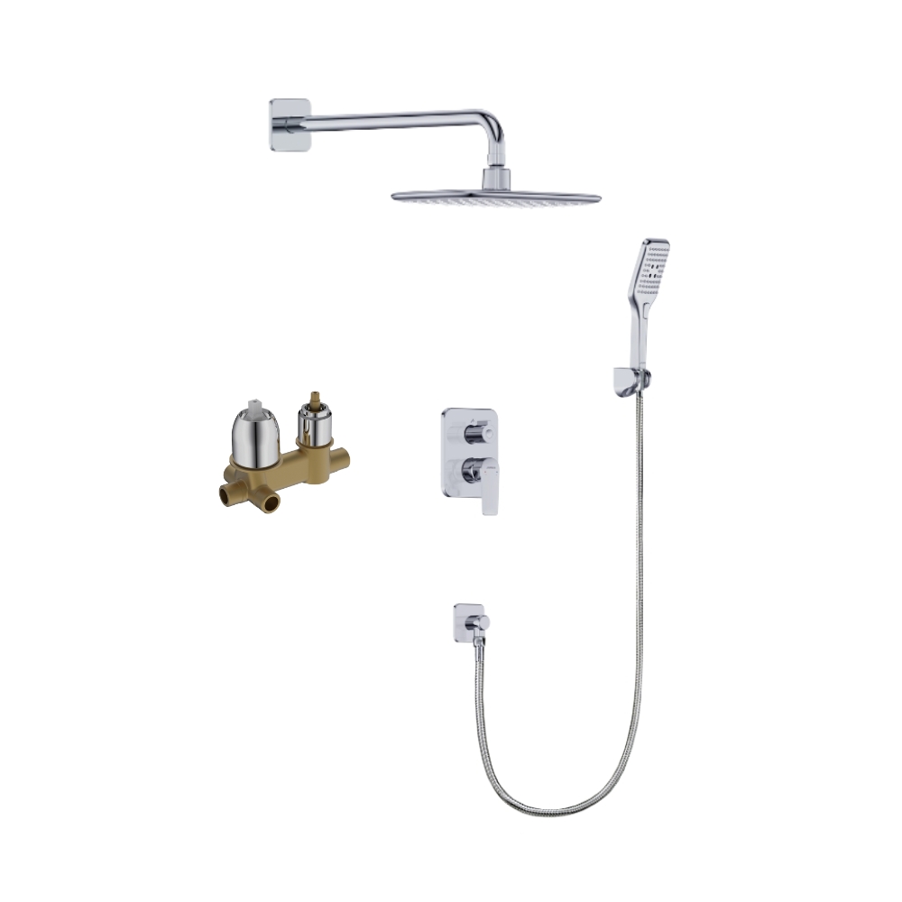 Bộ sen tắm âm tường 2 đường nước JOMOO 37316-473/1B-I011/P37195-000/1B-1