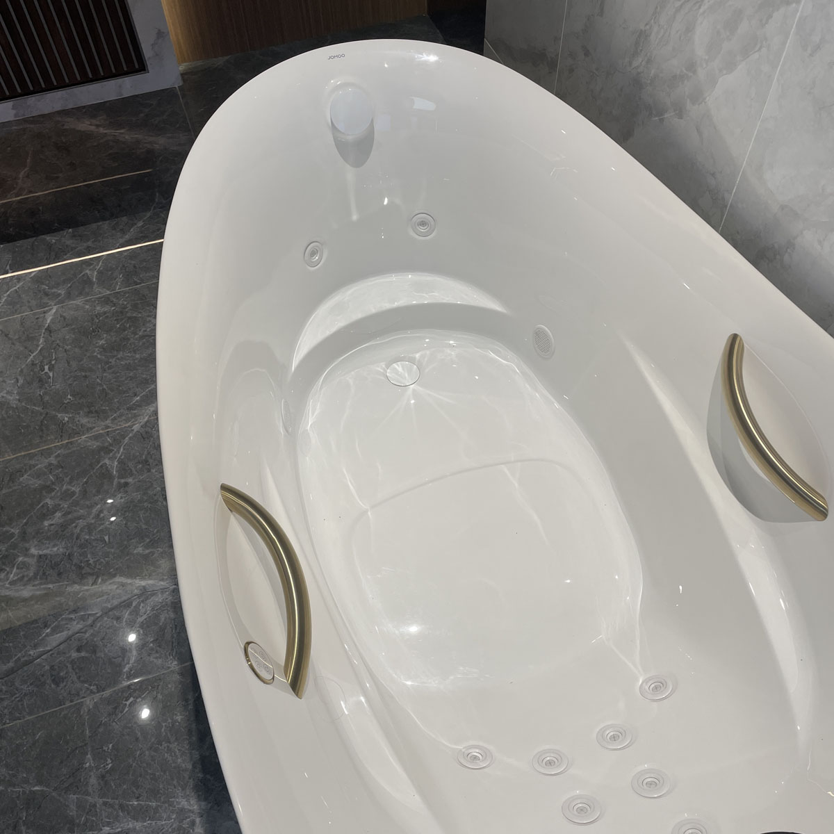 Bồn tắm đặt sàn 1m8 JOMOO YK02118-1A01-1 massage sục khí