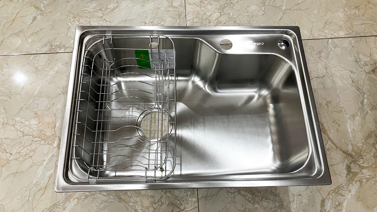 Chậu rửa chén 1 hộc 62x44cm JOMOO 06178-7Z-1